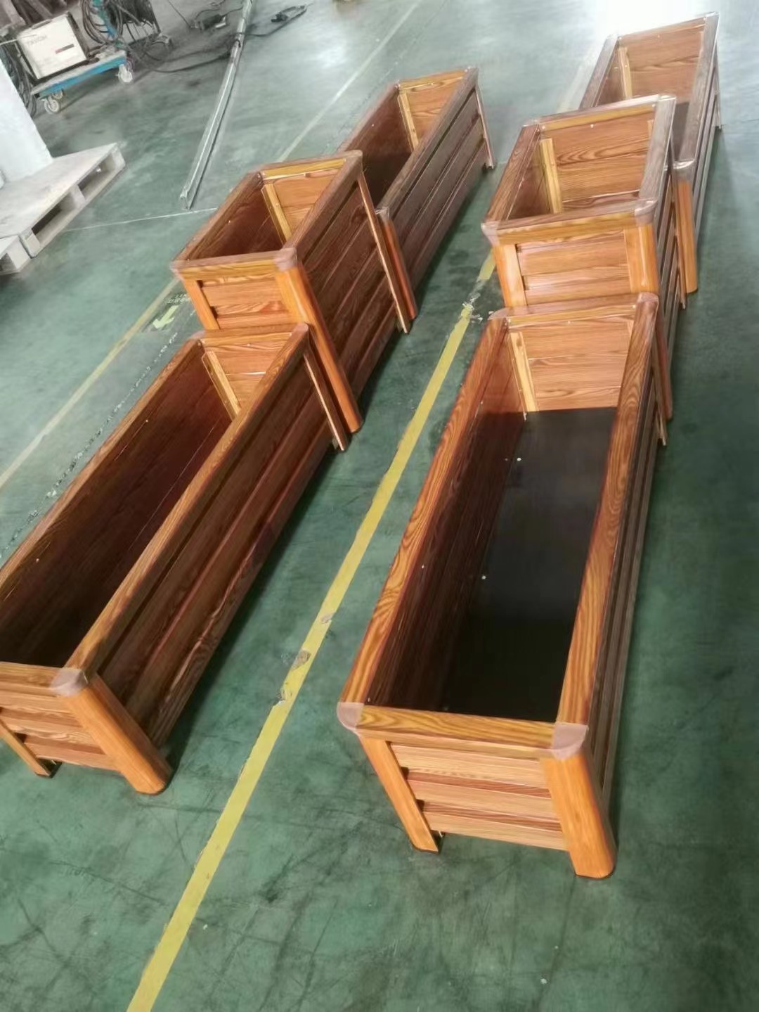 碳纖維仿木花盆02