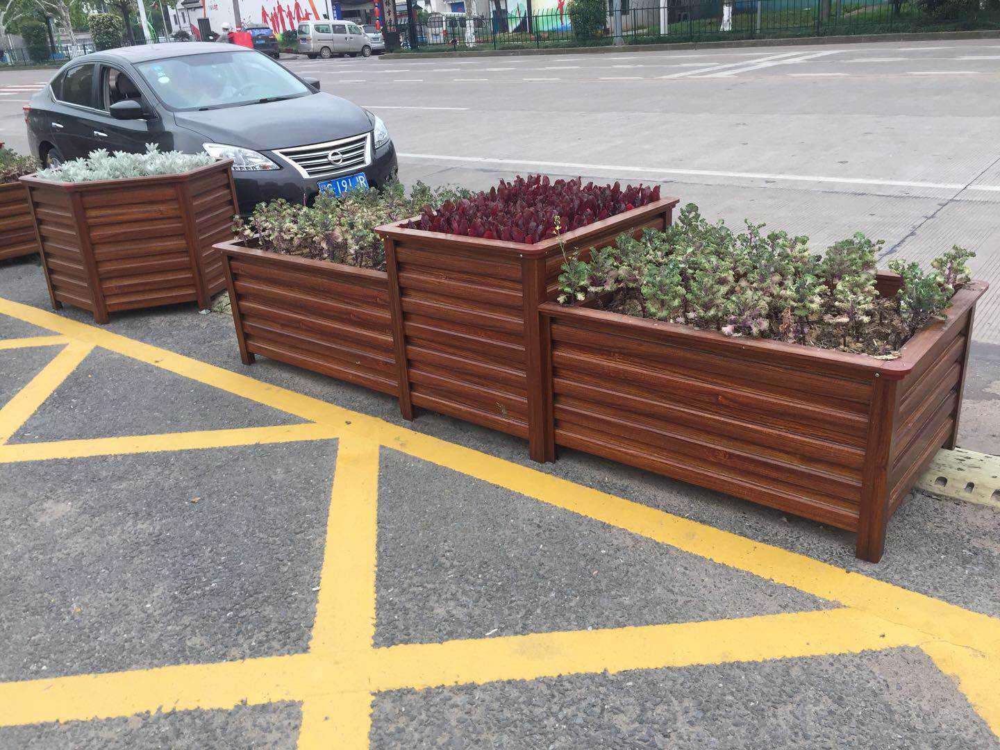 仿木花箱
